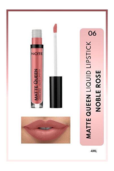 Note Cosmetics Matte Queen Lipstick Kalıcı Mat Likit Ruj