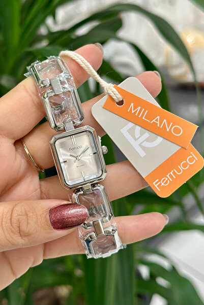 Ferrucci Çelik Kordon Su Geçirmez Garantili Kadın Kol Saati