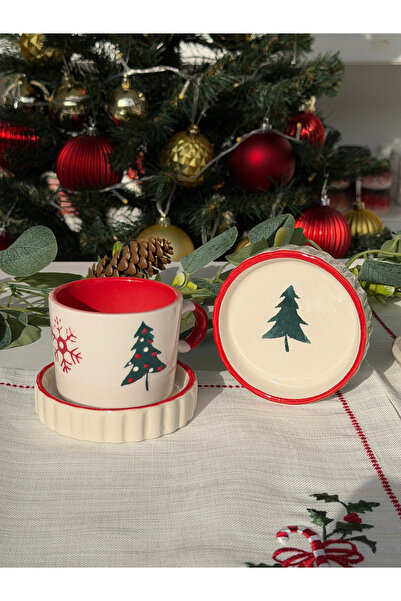 MeGgDecor New Year's Pine Series Mug