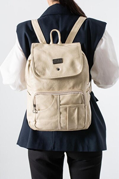 Baginn Rucsac din piele artificială pentru femei Rucsac din piele vegană 30*2...