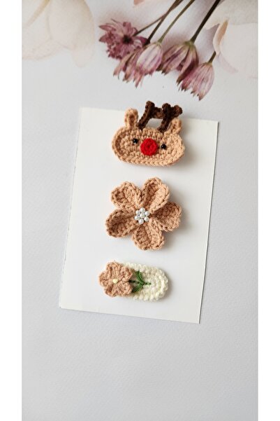 Baby Saçsız bebek tokası 3'lü set hediyelik