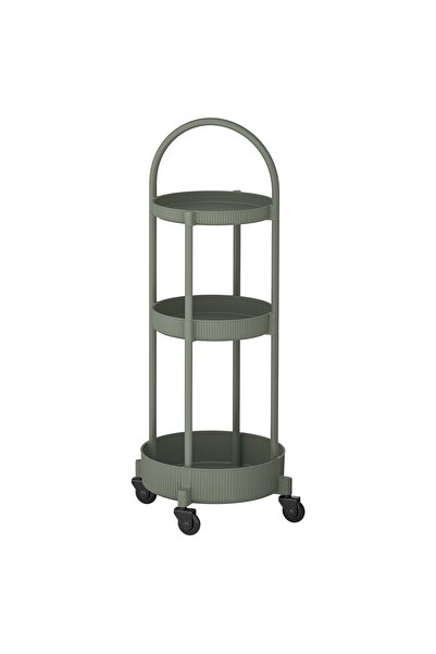 Generic Trolley, grey-green, 36 x 36 cm