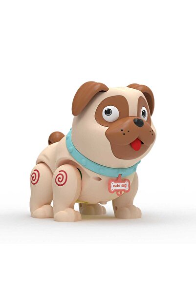 Timebox Jucărie robot cățeluș pentru bebeluși, spray cu abur, sunete LED, dan...