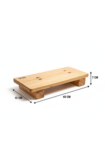 VEO STORE Multi-Purpose Wooden Footed Presentation Stand