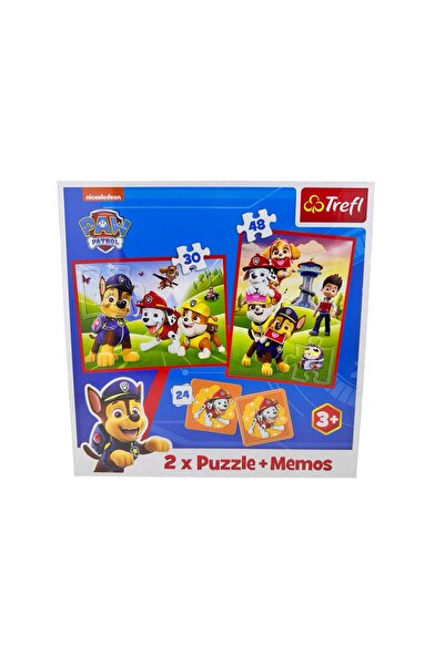 JPT Set de jocuri puzzle și memorie Patrula Cățelușilor de la Trefl