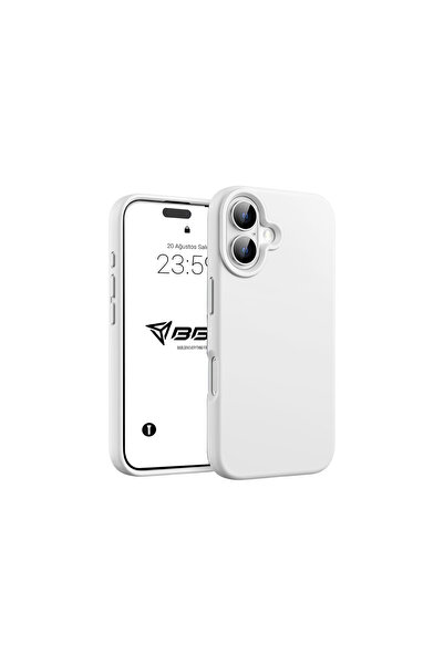 BABİLDEN iPhone 16 Kılıf İnce Sıvı Silikon 3 Katmanlı Tam Kaplamalı Yumuşak K...