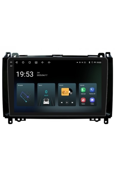 Piloton Navigație pentru Mercedes Viano 2003-2014 9" 4GB RAM 64GB Quad Core