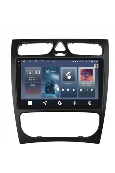 Piloton Navigație dedicată pentru Mercedes-Benz Clasa C W203 (2000-2004) 9 in...