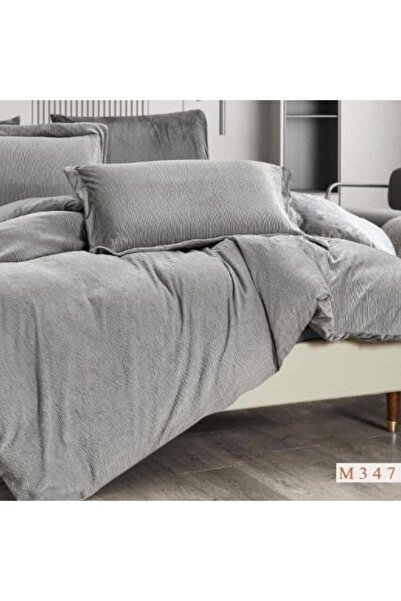 Reiashn Asil Velvet Bedspread, Gray Winter Double