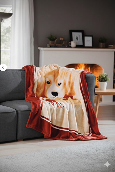 Madame Coco Chiot Wellsoft Polar Printed Tv Blanket - Colorful
