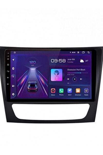 NAVI-ABC Mercedes-Benz Clasa E W211 / CLS W219, sistem de navigație Android 12, ecran de 9 inci, 8 GB RAM, 128 GB RAM, 4G