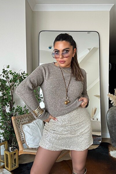 Sohotique By P Micro Sequin Glitter Kazk Mink