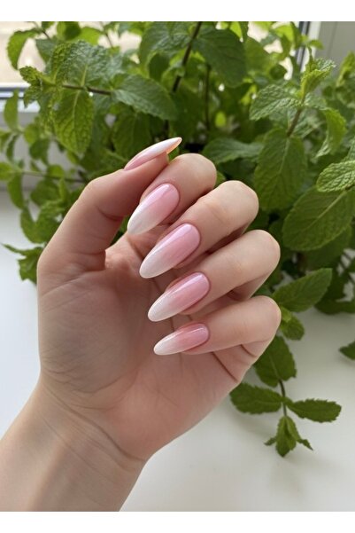 TR ✨ El İşlemesi ombre 24’lü Birinci Kalite Jel Protez Takma Tırnak ✨