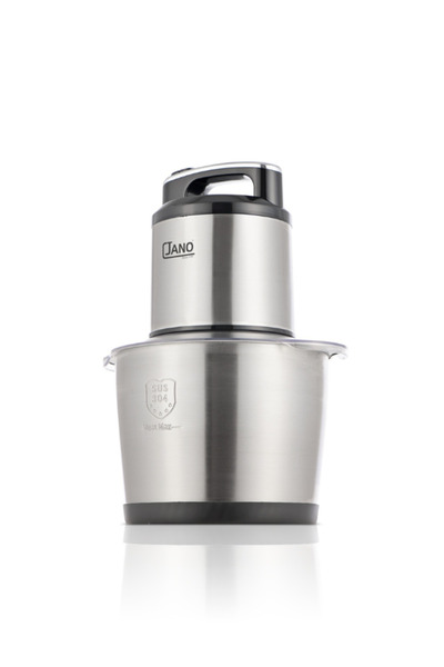 JANO 6-liter stainless steel meat grinder, 1500 watts, 4 stainless steel blades, 2 speeds