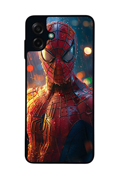 Aksel Kılıf متوافق مع هاتف سامسونج جالاكسي A07 مطبوع ، أسود غير لامع، سيليكون...