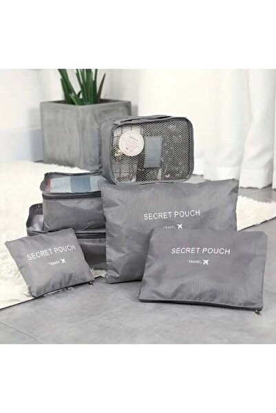 Generic مجموعة مكعبات التعبئة للسفر من 6 قطع - منظمات شبكية خفيفة الوزن ومقاو...