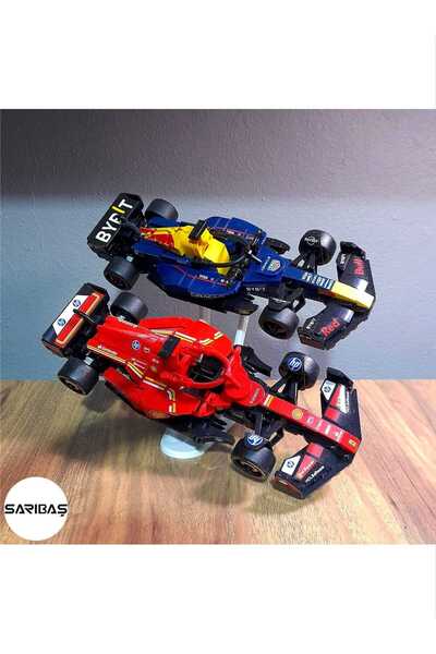 SARIBAŞ TEKNOLOJİ Speed Champions Yapım Oyuncakları - Formula 1 Model Araba U...