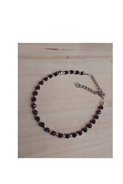 Rostil Efect Bracelet 16+4 cm with 4 mm sunstone and 2.5 mm silver balls