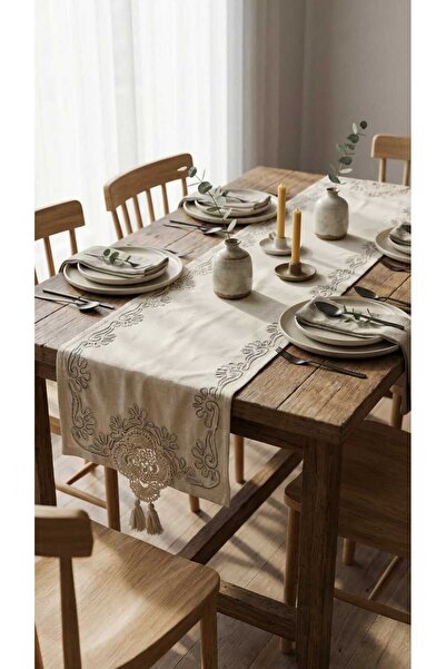 Buldan Concept The Lace Linen Runner