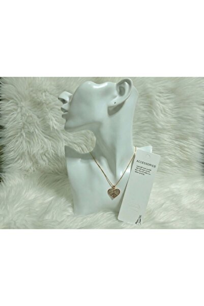 hesperides قلادة من الفولاذ بنمط قلب