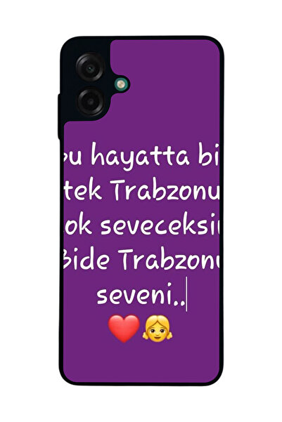 Aksel Kılıf متوافق مع هاتف سامسونج جالاكسي A07 مطبوع ، أسود غير لامع، سيليكون...