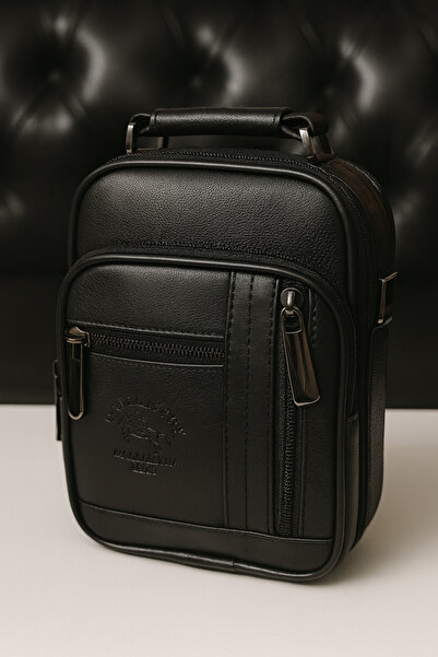 MERVEOZGULCANTA Wild Polo Leather Men's Clutch Bag