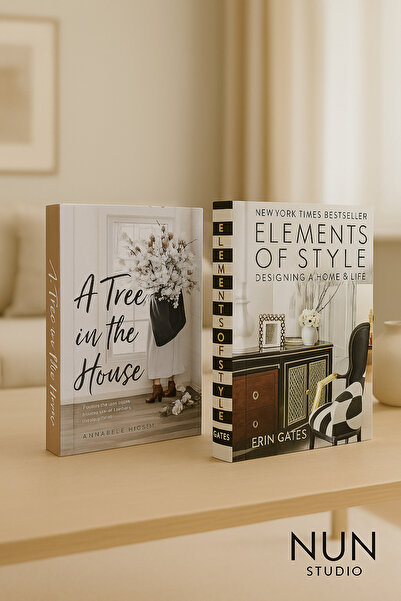 EVSAHOME 2’li Dekoratif Kitap Kutu — Premium Kalite Ev Dekorasyon Ürünleri