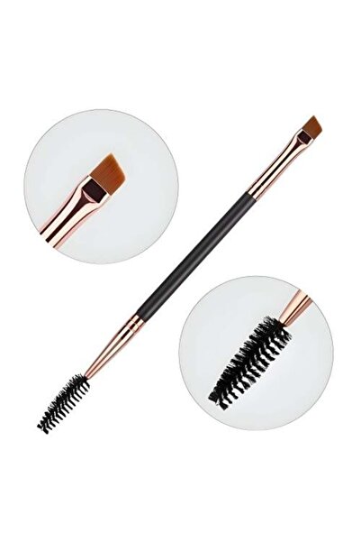 6 Beauty فرشاة حواجب مزدوجة الجوانب 2 في 1