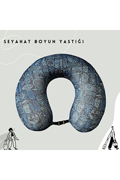 ozbience Ortopedik Hafızalı Seyahat Boyun Yastığı, Konfor ve Destek Sunar