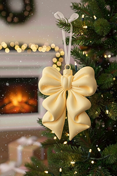 Cosmic Star Modern Ribbon Design Christmas Tree Ornament |   New Year Gift De...