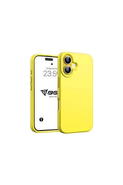 BABİLDEN iPhone 16 Kılıf İnce Sıvı Silikon 3 Katmanlı Tam Kaplamalı Yumuşak K...