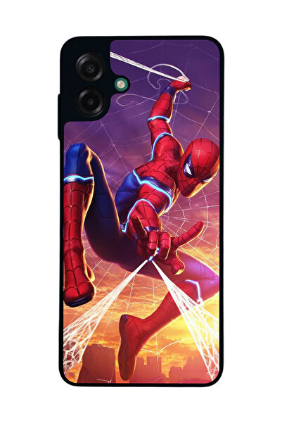 Aksel Kılıf متوافق مع هاتف سامسونج جالاكسي A07 مطبوع ، أسود غير لامع، سيليكون...