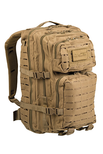 Mil-Tec Ghiozdan MILTEC Laser Cut - 36 litri - Culoare Bej Coyote - Rucsac Ca...