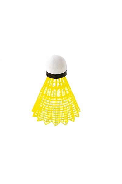 Tremblay Set of 6 yellow badminton shuttlecocks