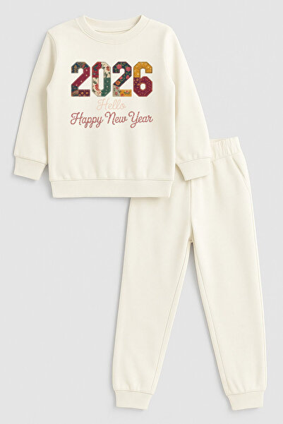 MODA طقم ملابس رياضية للأطفال من سانتا كلوز لعيد الميلاد لعام مطبوع من 2026، ...