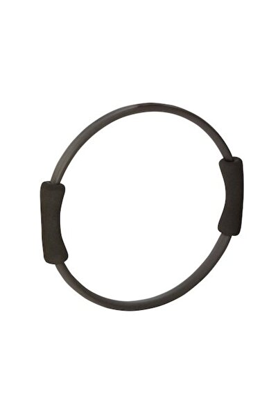 Tremblay Pilates Ring, 38 cm diameter, hard PVC with foam handles, Dark Gray/...