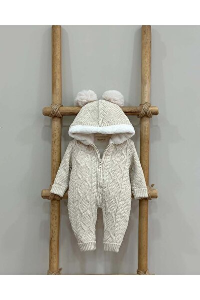 Nipperland Detachable Fur Pompom Jumpsuit