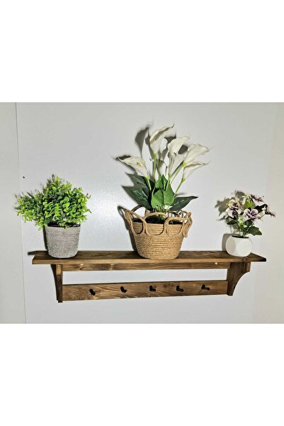 KOVANCI MARANGOZ DEDE DEKORATİF ASKILIK DUVAR RAFI KİTAPLIK ÇİÇEKLİK