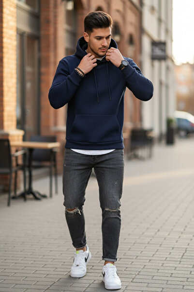 dehaine Padded sweatshirt for bats, with hood, 13411