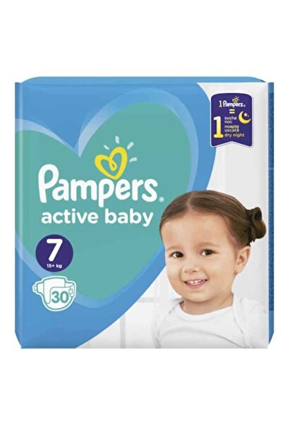 Pampers Diapers Size 7 - 30 pcs, Active Baby