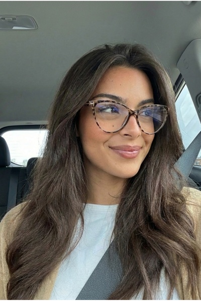 GlimmerGroove UV400 Cat Eye Mavi Işık Korumalı Optik Uyumlu Blue Block Bilgisayar Ekran Gözlüğü