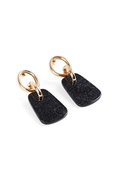 Faik Sönmez Taş Sallantılı Gold Küpe W26KUP014