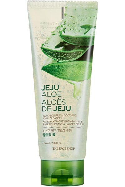 The Face Shop Jeju Aloe Fresh Soothing Foam Cleanser