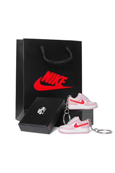 Nike Air Force 1 '07 Valentine's Day Keychain Set, Box and Bag