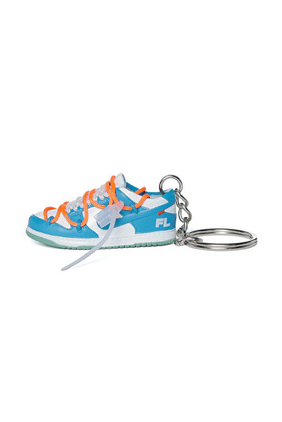 Nike x OW Dunk "Low" UNC Keychain