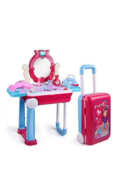 The comprehensive house مجموعة أدوات تجميل ومكياج محمولة لامعة مع إضاءة