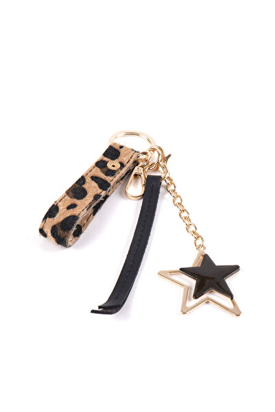 Faik Sönmez Leopar Yıldız Kombinli Anahtarlık W26ANH001