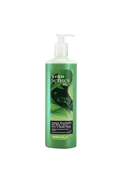 AVON Gel de duș 2 în 1 Jungle Rainburst, 720ml