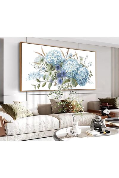 ALAYRA International لوحة فنية جدارية جميلة من القماش بإطار مقاس 60×120 سم مع...