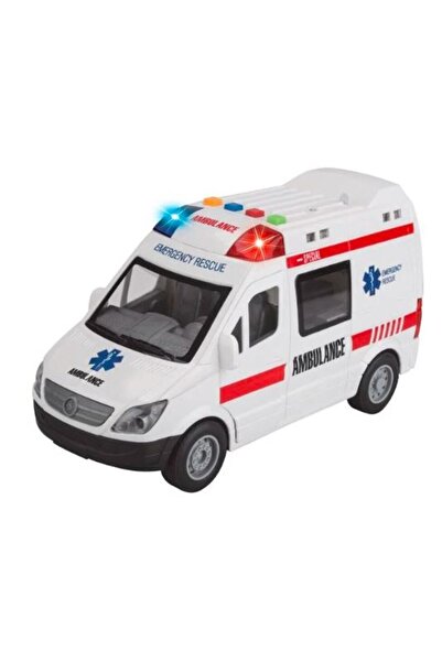 OEM Toy ambulance with lights and sound, movable doors, 25x12cm
